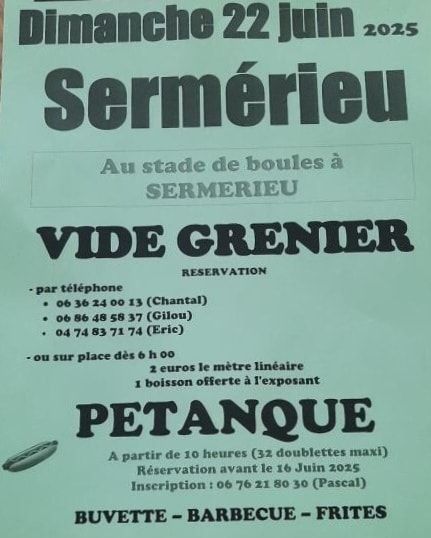 2025-06-22 vide-greniers et pétanque Olouise animation